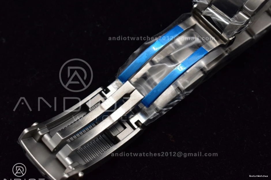 Automatic Blue Edition Bracelet Dial 482 on 44 Blue Bezel Ceramic Thermal SS A SuperOcean TF 1:1 Best White 0820